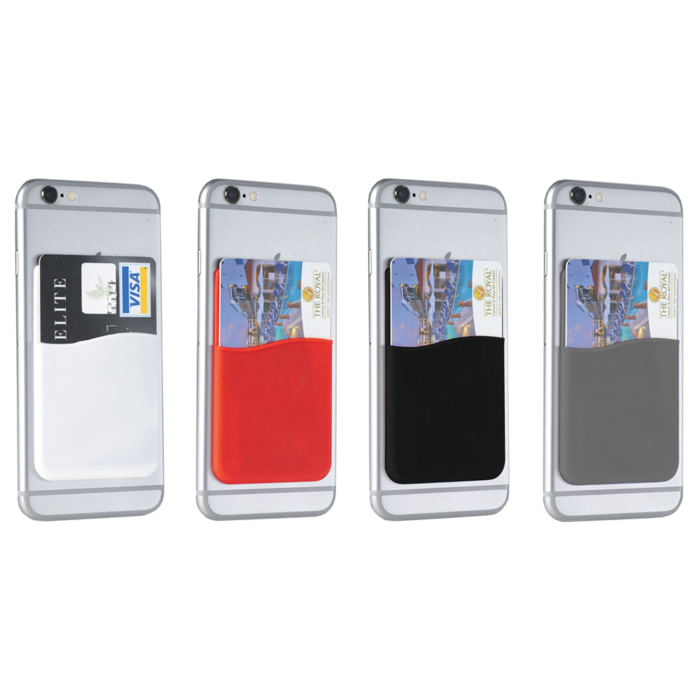 Slim Silicone Card Wallet – Wallets & Purses – Global Stock – available in Black, Grey, Red, White – thumbnail 1 of 9