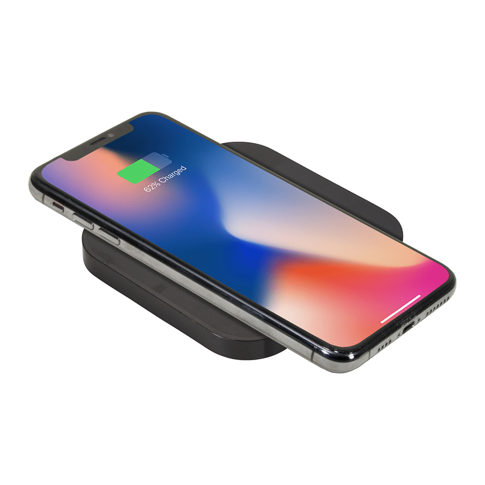 Ozone Wireless Charging Pad w/ Dual Outputs – Desk Accessories – The Range – available in Black – thumbnail 2 of 6