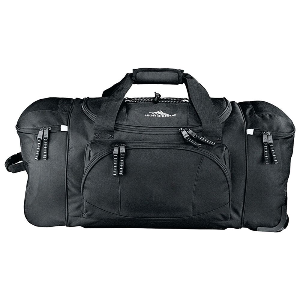 High Sierra 26" 66L Wheeled Duffel Bag – Duffle/Sports Bags – The Range – available in Black – thumbnail 1 of 10