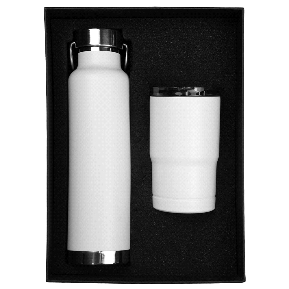 Thor Bluff Drink Bottle & Tumbler Gift Set – Drink Bottles – The Range – available in Black and White – thumbnail 3 of 4