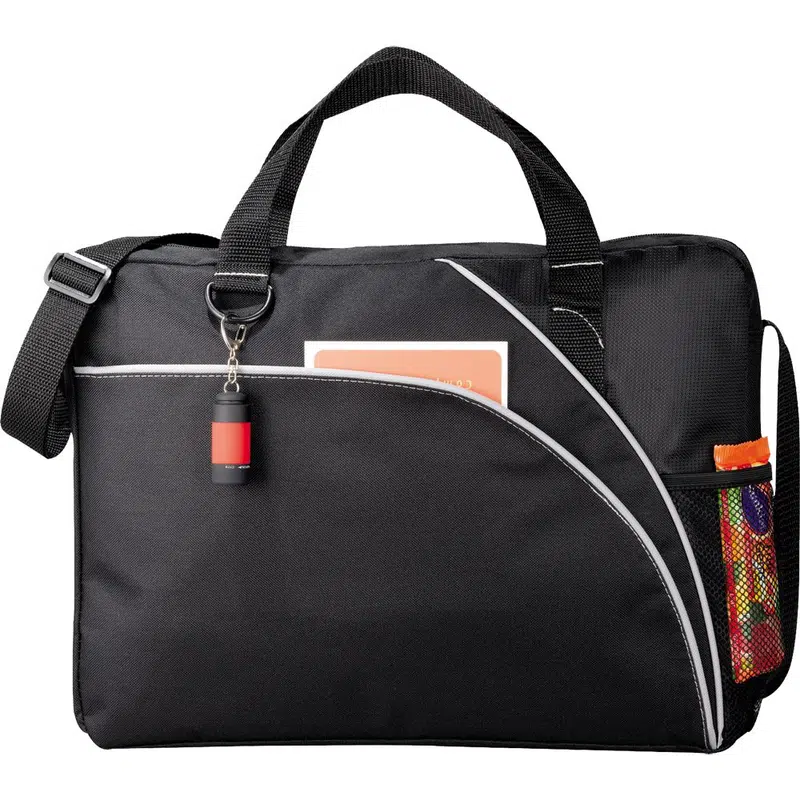 Double Curve Conference Bag 10L – Satchels – available in black colour