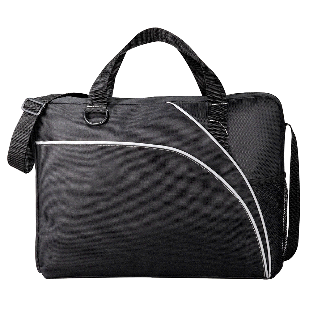 Double Curve Conference Bag 10L – Satchels – The Range – available in Black – thumbnail 2 of 5