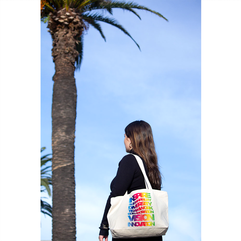 Zippered Cotton Canvas Shopper Tote – Shoppers – The Range – available in Natural – thumbnail 8 of 8
