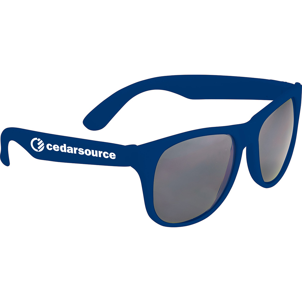 Retro Promotional Glasses - Solid – Novelty Items – Global Stock – available in Blue – thumbnail 2 of 2