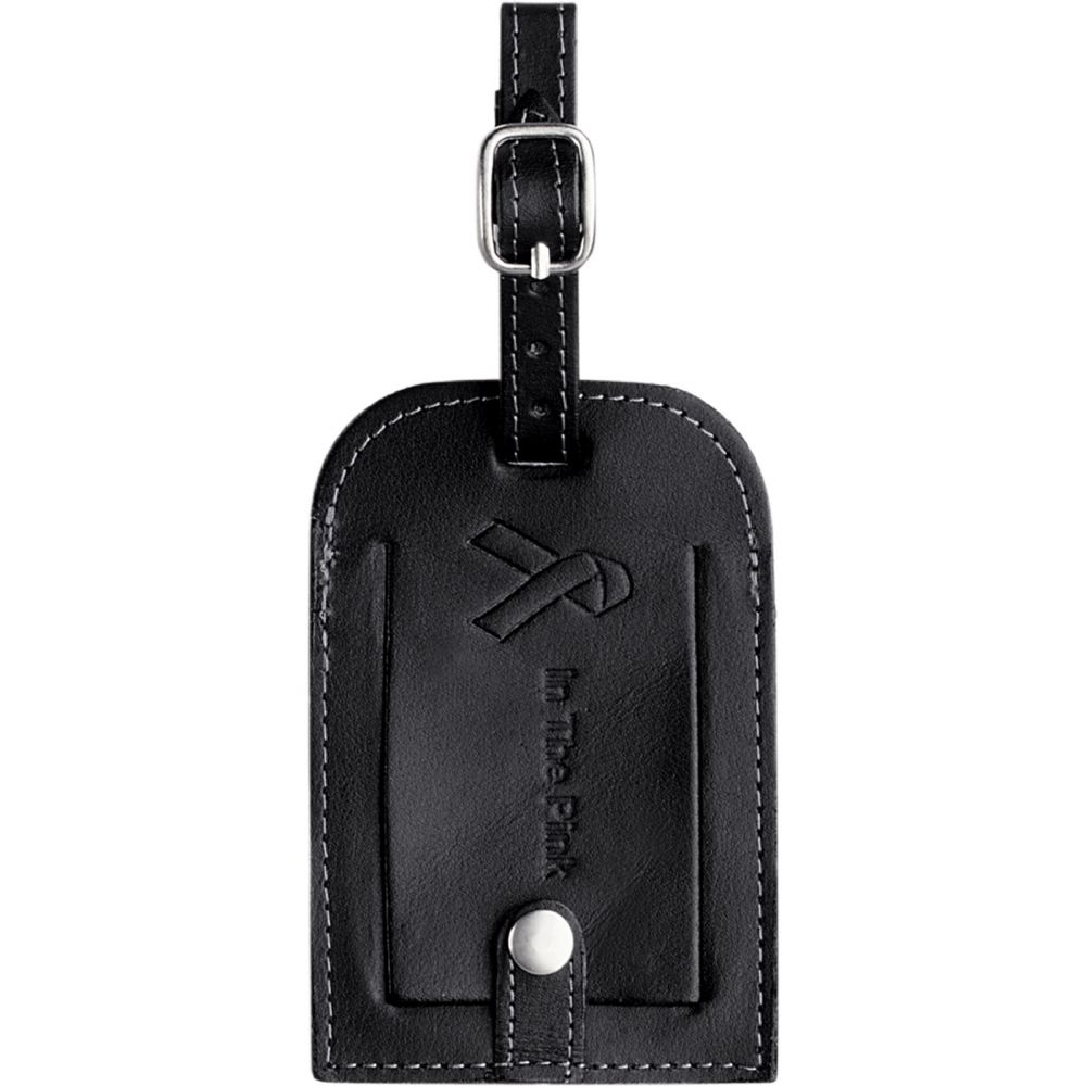 Millennium Leather Identification Tag – Luggage Tags – Global Stock – available in Black – thumbnail 2 of 2