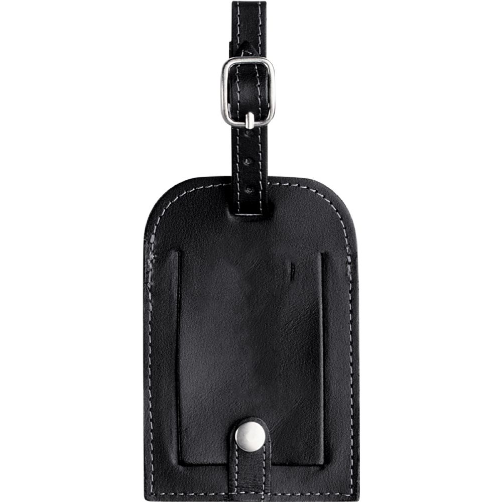 Millennium Leather Identification Tag – Luggage Tags – Global Stock – available in Black – thumbnail 1 of 2