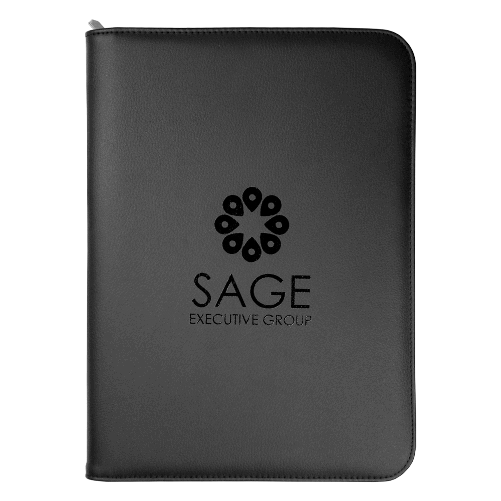 Maxx A4 Compendium In Imitation Leather – Compendiums – The Range – available in Black – thumbnail 3 of 4