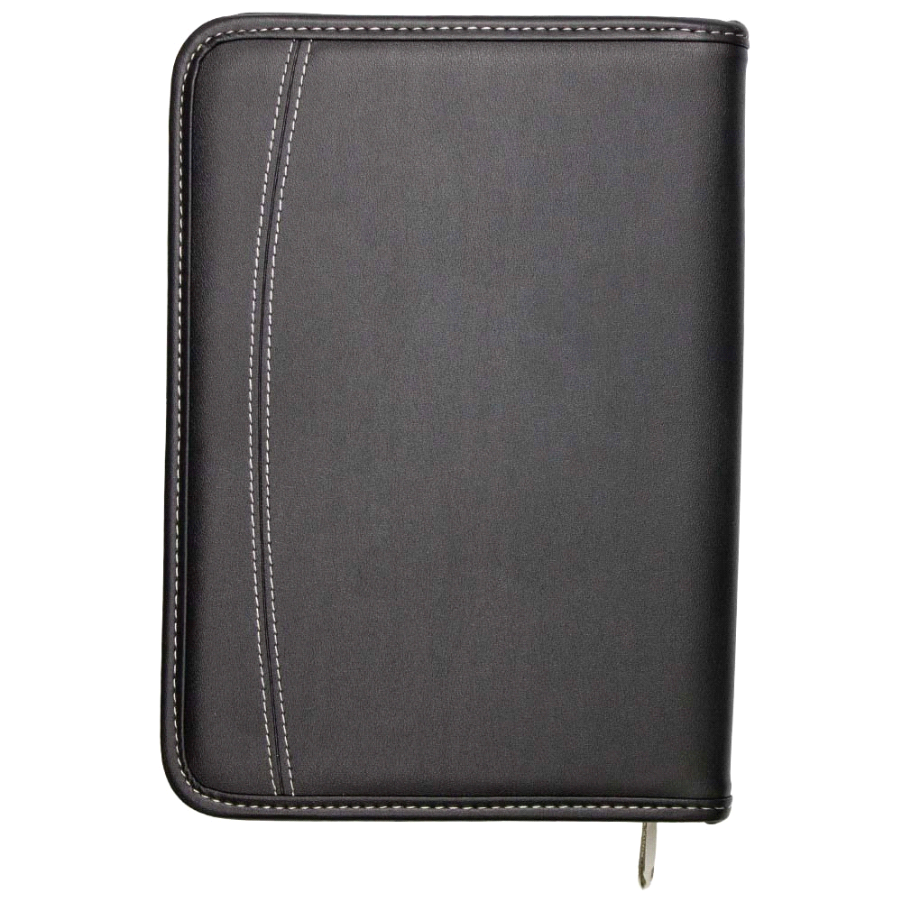 A5 Zippered Compendium – Compendiums – The Range – available in Black – thumbnail 1 of 5