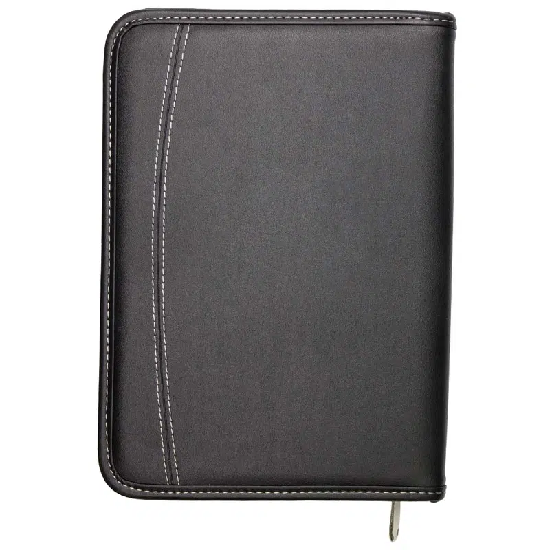 A5 Zippered Compendium – Compendiums – available in black colour