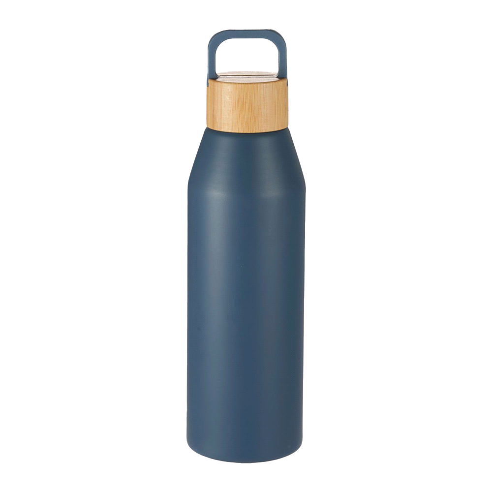 Aspen Recycled Bottle with Bamboo Lid - 1L – Drink Bottles – The Range – available in Black, Blue and White – thumbnail 4 of 12