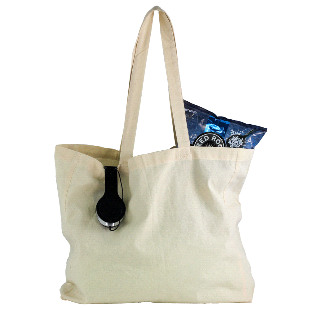 Natural Cotton Shopper Tote – Shoppers – The Range – available in Natural – thumbnail 1 of 4