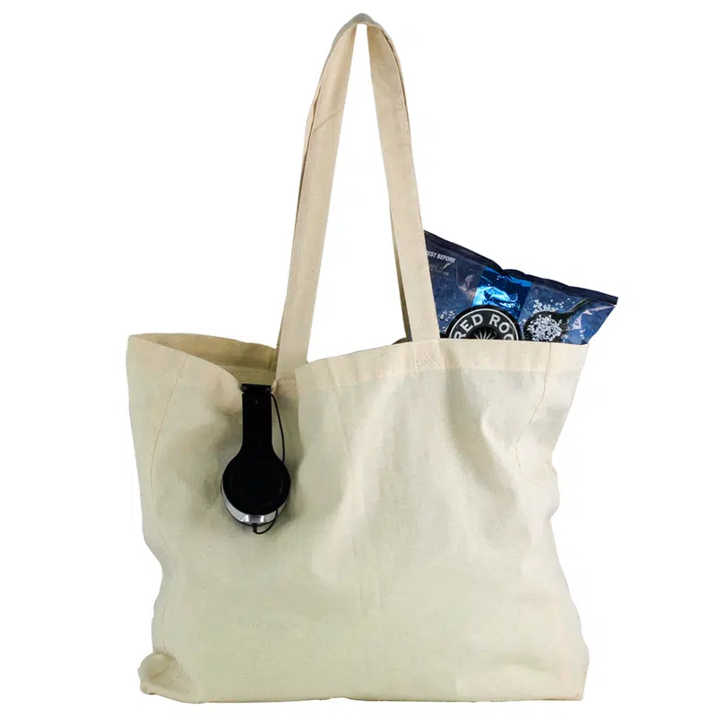 Natural Cotton Shopper Tote – Shoppers – available in beige colour