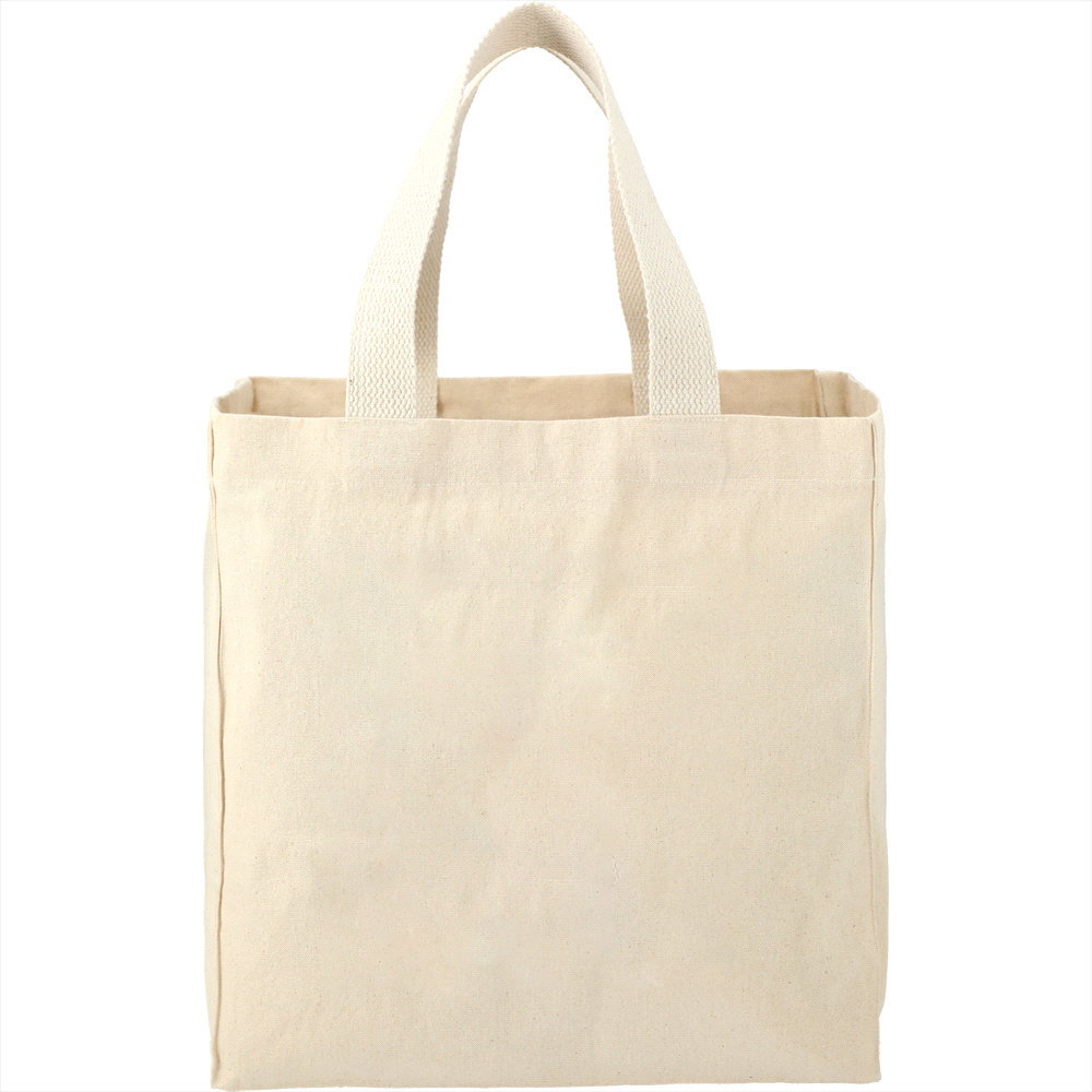 Essential Cotton Grocery Tote 8L – Shoppers – Global Stock – available in Brown – thumbnail 1 of 4