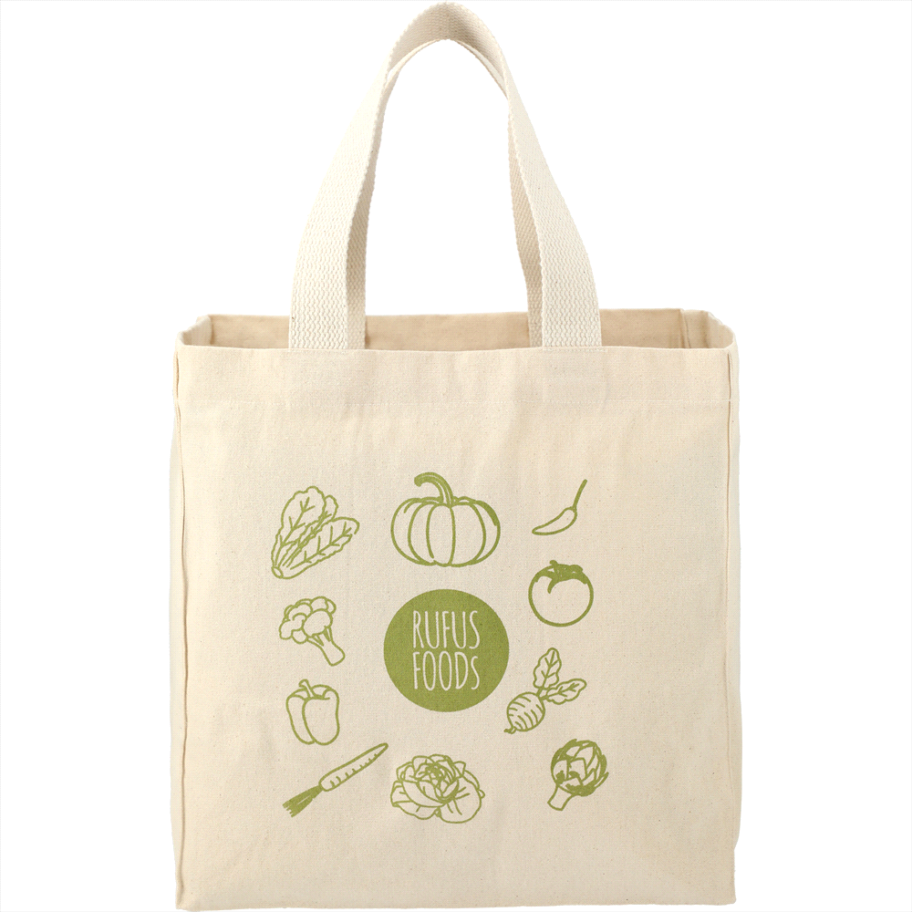 Essential Cotton Grocery Tote 8L – Shoppers – Global Stock – available in Brown – thumbnail 4 of 4