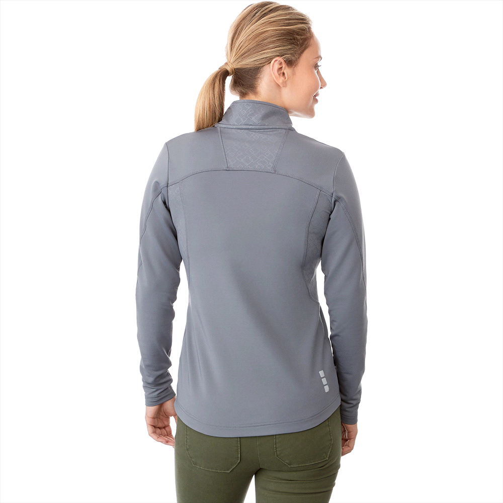 Caltech Knit Quarter Zip - Womens – Jackets – Apparel Range – available in Black, Navy, Steel Grey and Vintage Red – thumbnail 4 of 16
