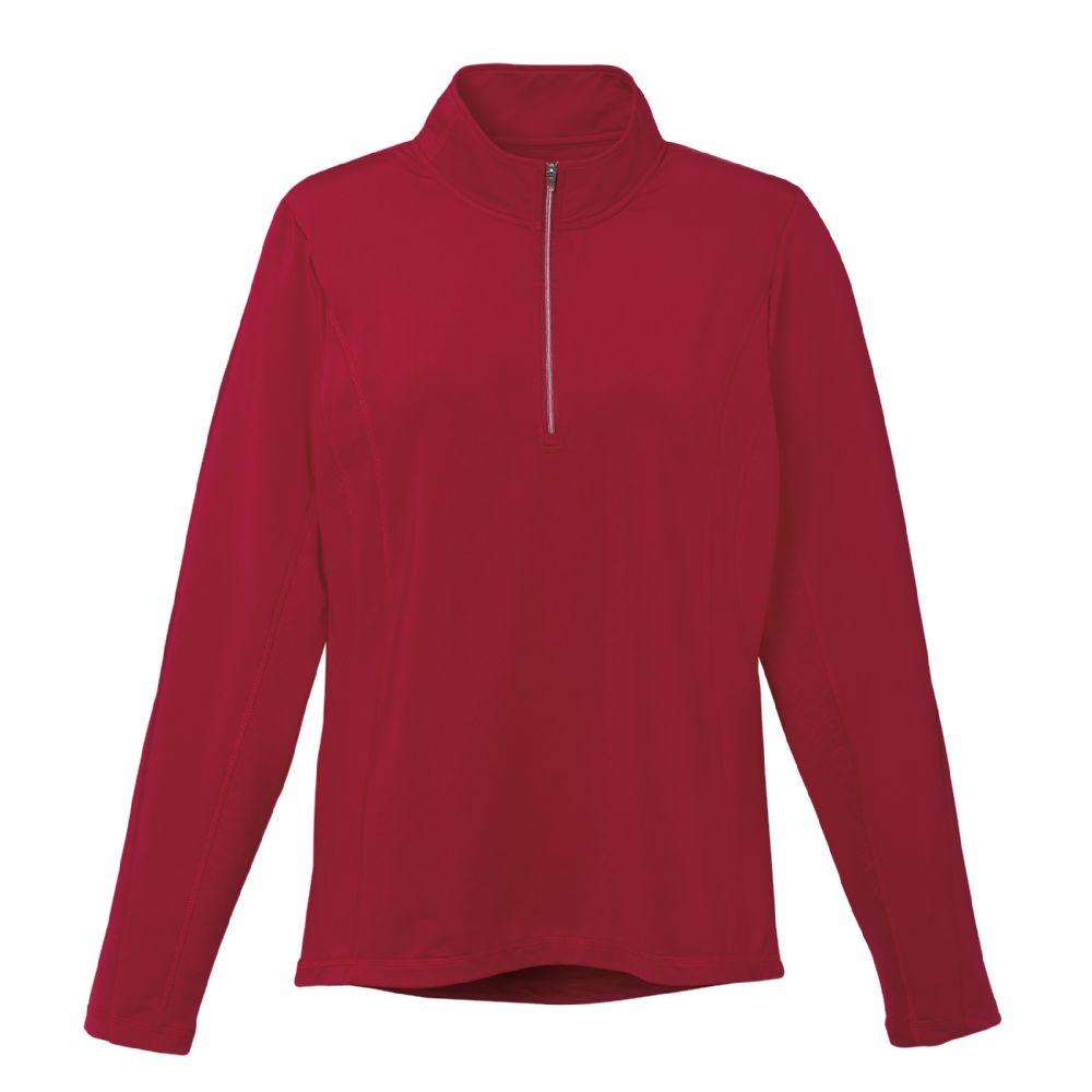 Caltech Knit Quarter Zip - Womens – Jackets – Apparel Range – available in Black, Navy, Steel Grey and Vintage Red – thumbnail 5 of 16