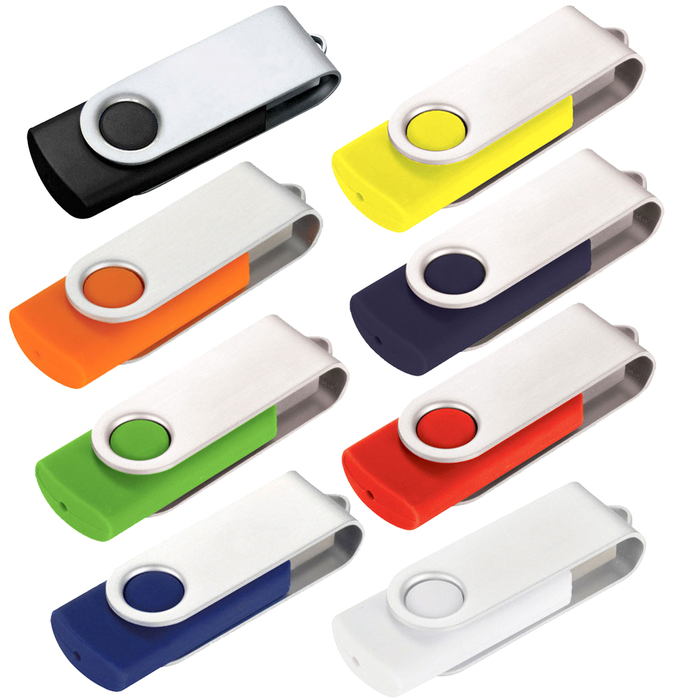 Rotate USB - 4GB - Locally Stocked – USB Drives – The Range – available in Black, Blue, Green, Orange and 2 more – thumbnail 1 of 14
