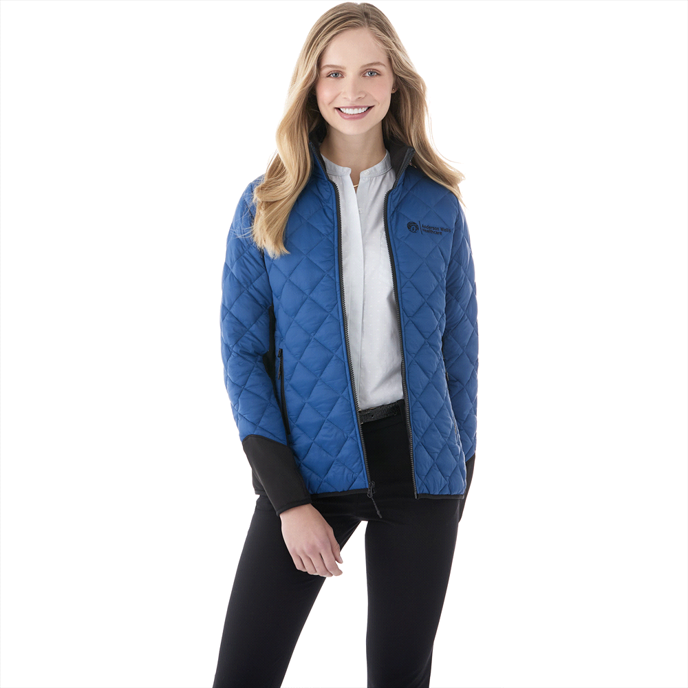 Rougemont Hybrid Insulated Jacket - Womens – Jackets – Apparel Range – available in Black, Grey Storm/Black – thumbnail 1 of 16