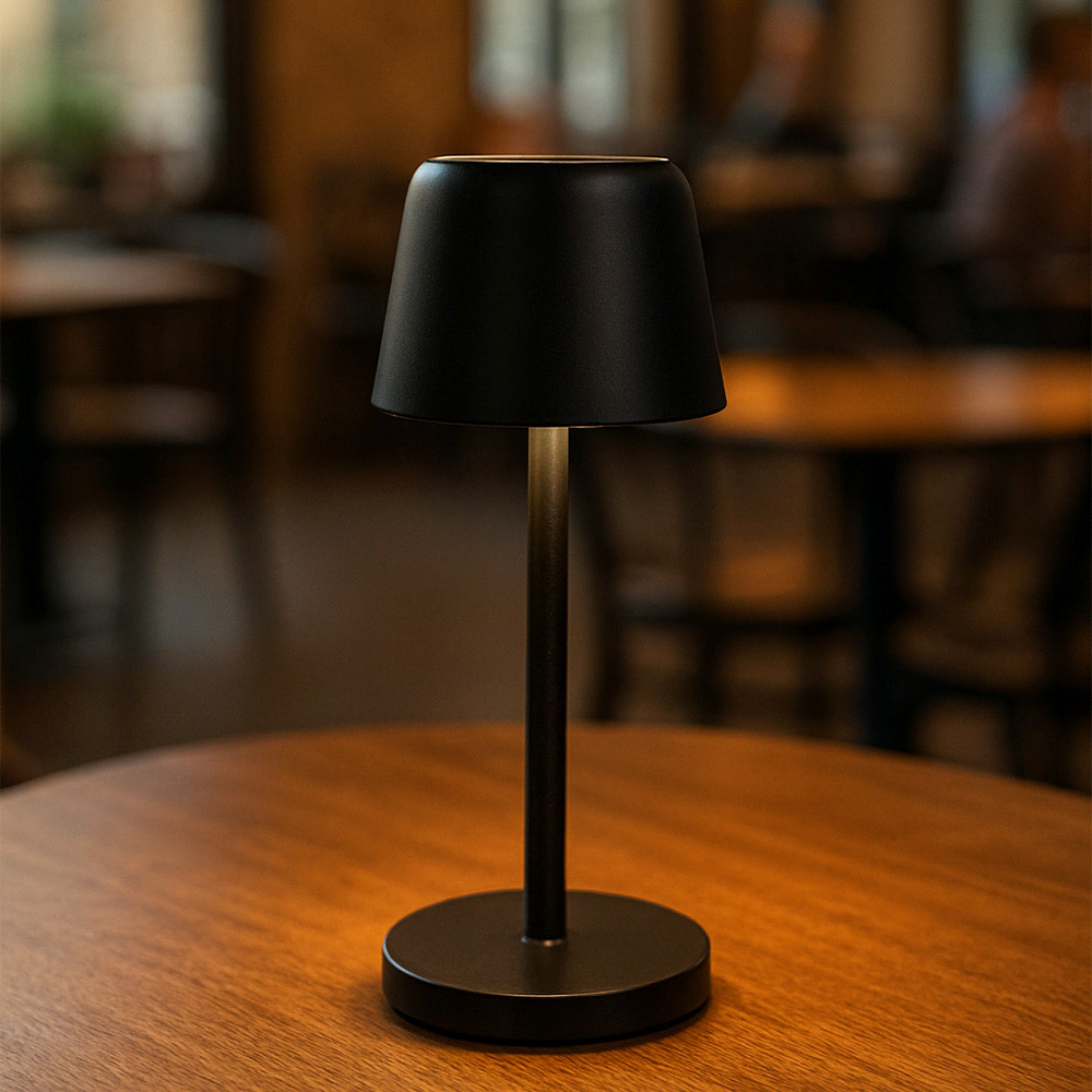 Recycled Mini Rechargeable Lamp – Clocks & Timers – The Range – available in Black – thumbnail 9 of 11
