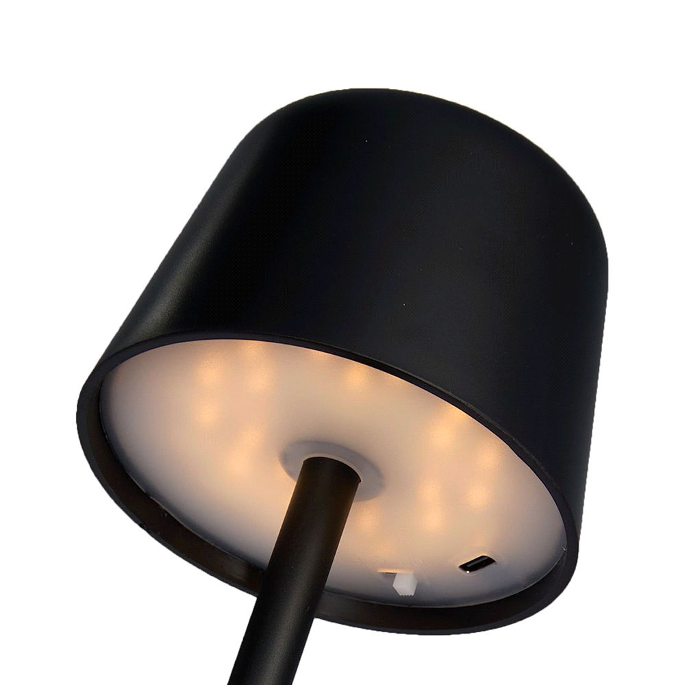 Recycled Mini Rechargeable Lamp – Clocks & Timers – The Range – available in Black – thumbnail 6 of 11