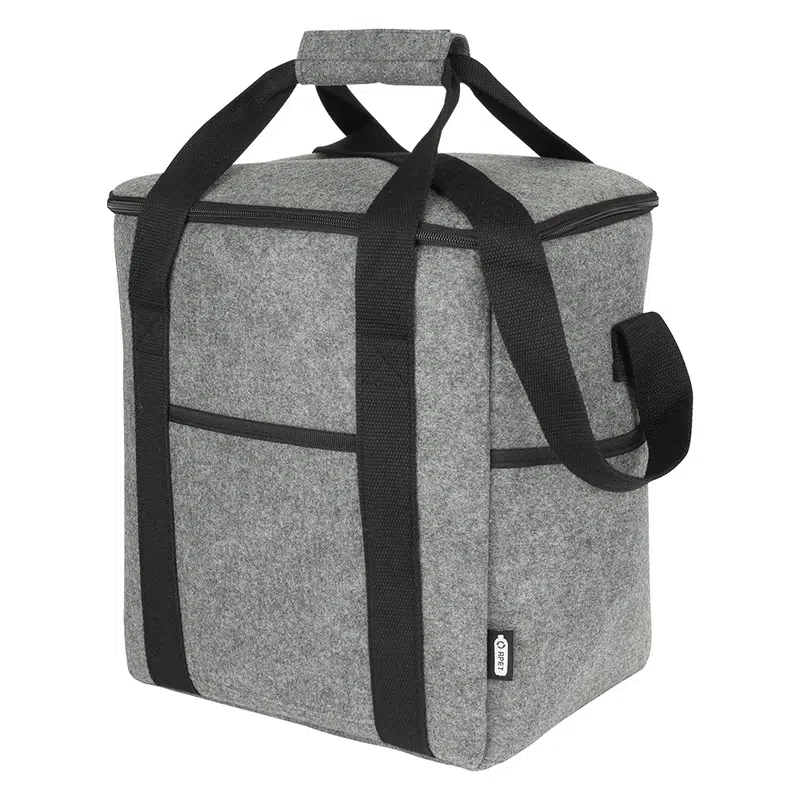 Felta GRS Recycled Felt Bottle Cooler Bag 21L – Cooler Bags – available in grey colour