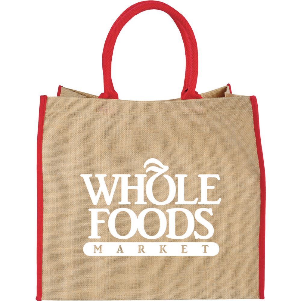 Large Jute Tote 29L – Shoppers – Global Stock – available in Black, Blue, Red, White – thumbnail 19 of 24