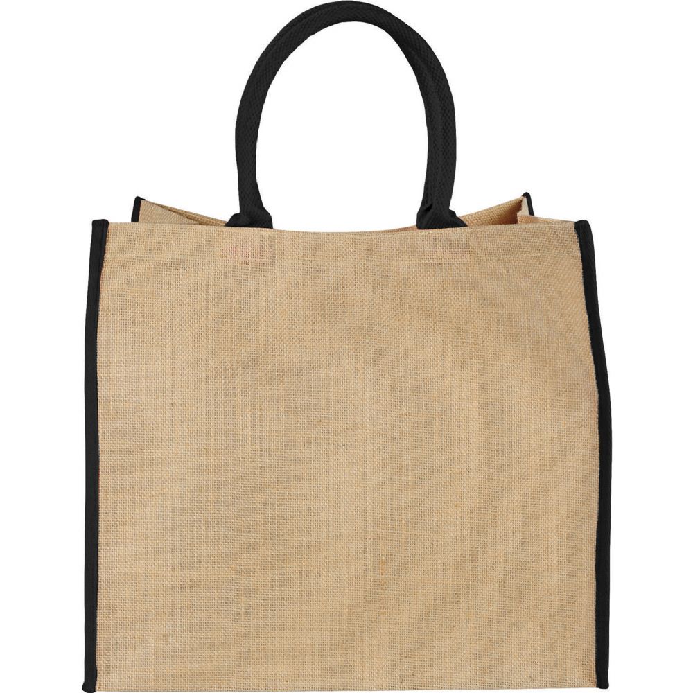Large Jute Tote 29L – Shoppers – Global Stock – available in Black, Blue, Red, White – thumbnail 7 of 24
