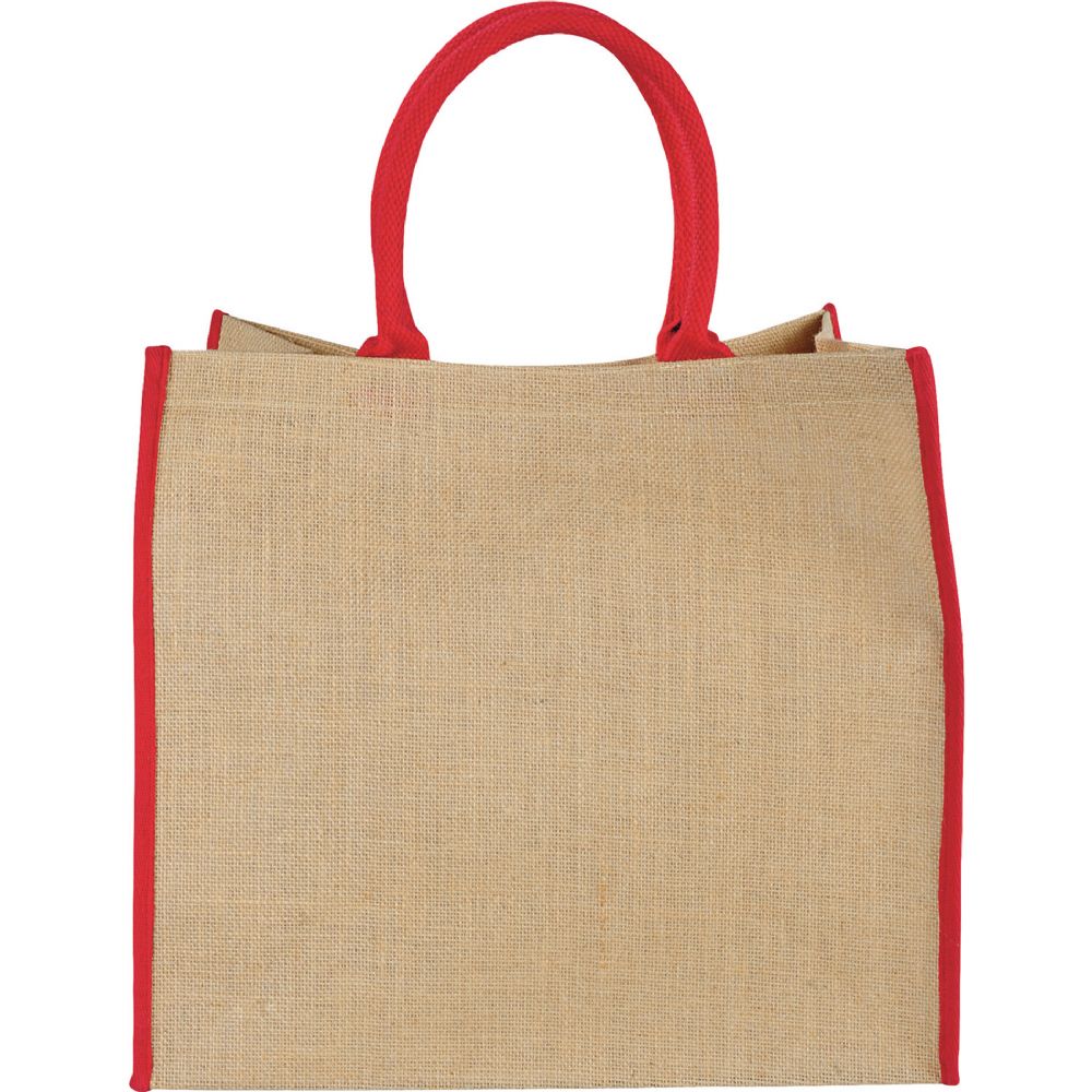 Large Jute Tote 29L – Shoppers – Global Stock – available in Black, Blue, Red, White – thumbnail 10 of 24