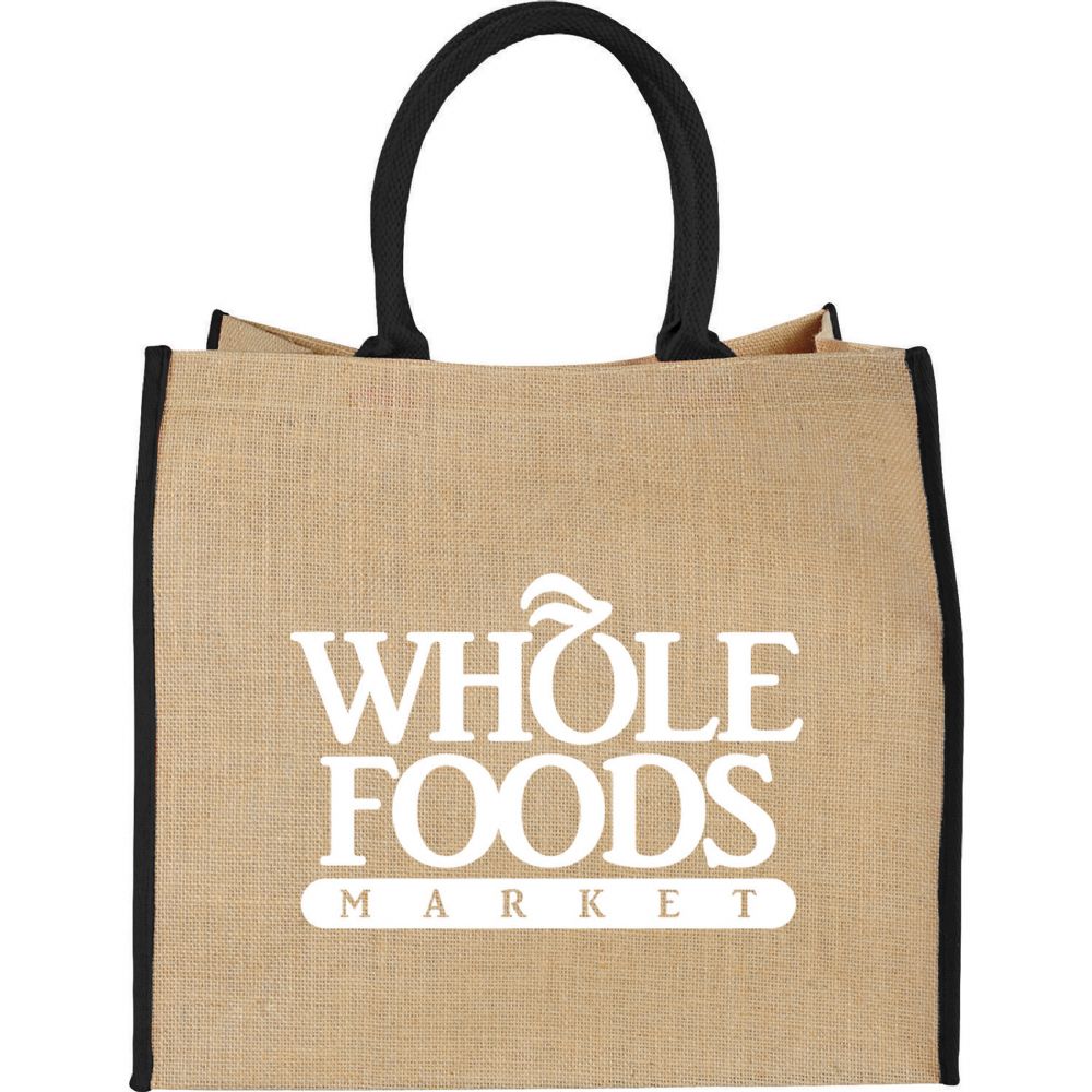 Large Jute Tote 29L – Shoppers – Global Stock – available in Black, Blue, Red, White – thumbnail 14 of 24