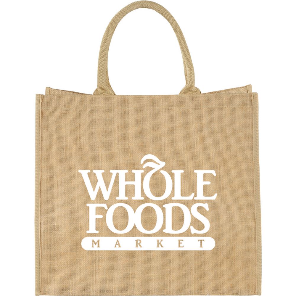 Large Jute Tote 29L – Shoppers – Global Stock – available in Black, Blue, Red, White – thumbnail 16 of 24