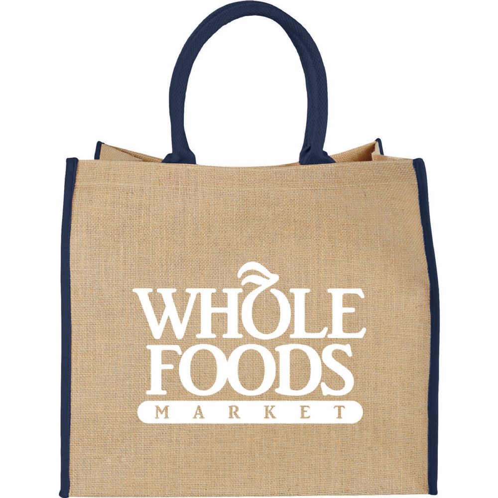 Large Jute Tote 29L – Shoppers – Global Stock – available in Black, Blue, Red, White – thumbnail 18 of 24