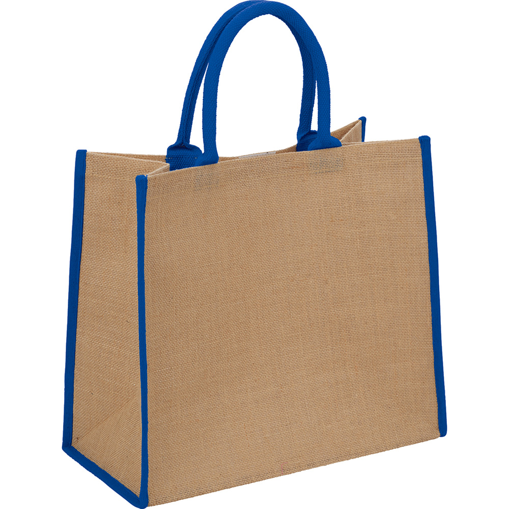 Large Jute Tote 29L – Shoppers – Global Stock – available in Black, Blue, Red, White – thumbnail 4 of 24