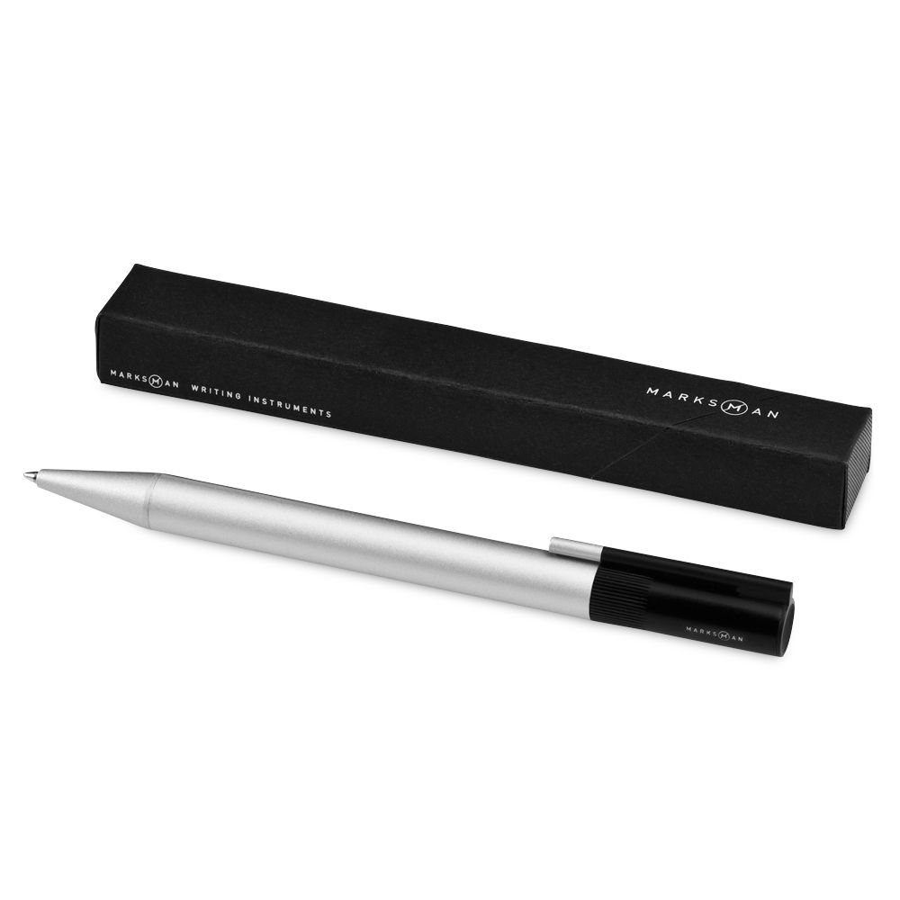 Marksman Voyager Ballpoint Pen – Metal Pens – The Range – available in Silver – thumbnail 3 of 5