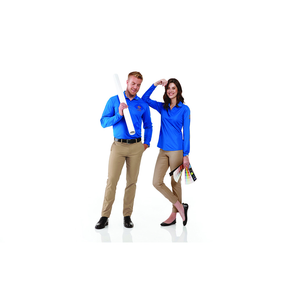 Mori Long Sleeve Polo - Womens – Jackets – Apparel Range – available in Black, Blue, Green, Grey and 2 more – thumbnail 5 of 19