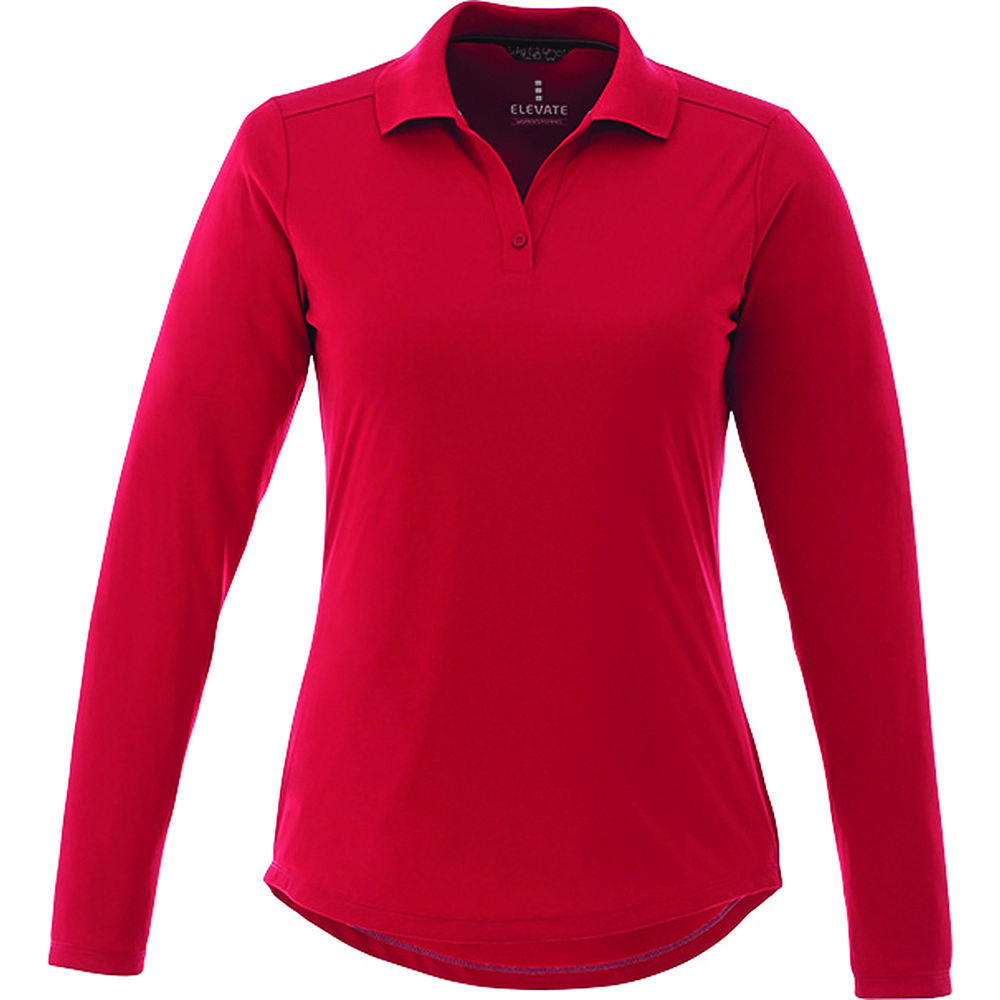 Mori Long Sleeve Polo - Womens – Jackets – Apparel Range – available in Black, Blue, Green, Grey and 2 more – thumbnail 7 of 19