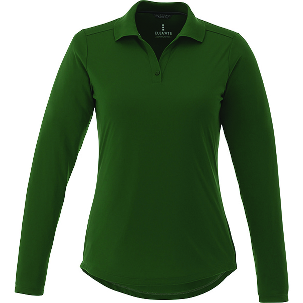 Mori Long Sleeve Polo - Womens – Jackets – Apparel Range – available in Black, Blue, Green, Grey and 2 more – thumbnail 10 of 19