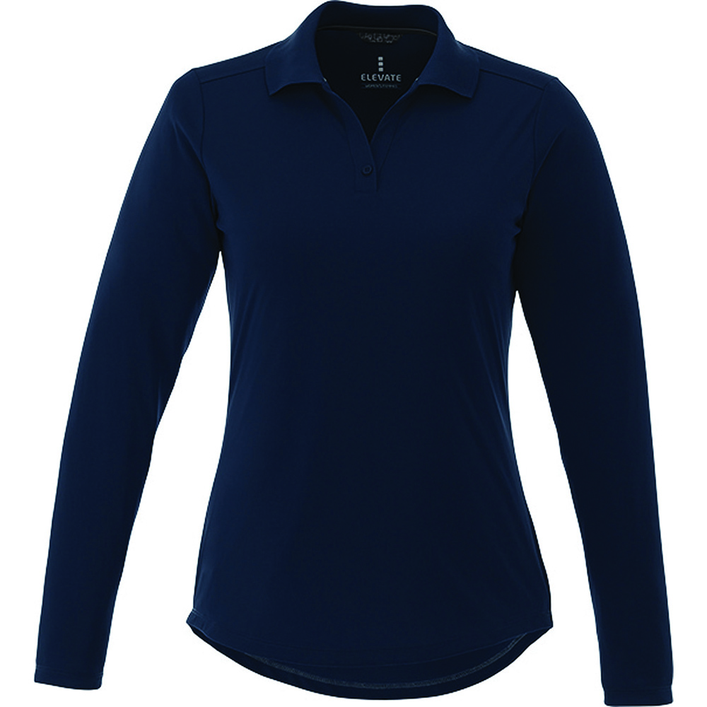 Mori Long Sleeve Polo - Womens – Jackets – Apparel Range – available in Black, Blue, Green, Grey and 2 more – thumbnail 9 of 19