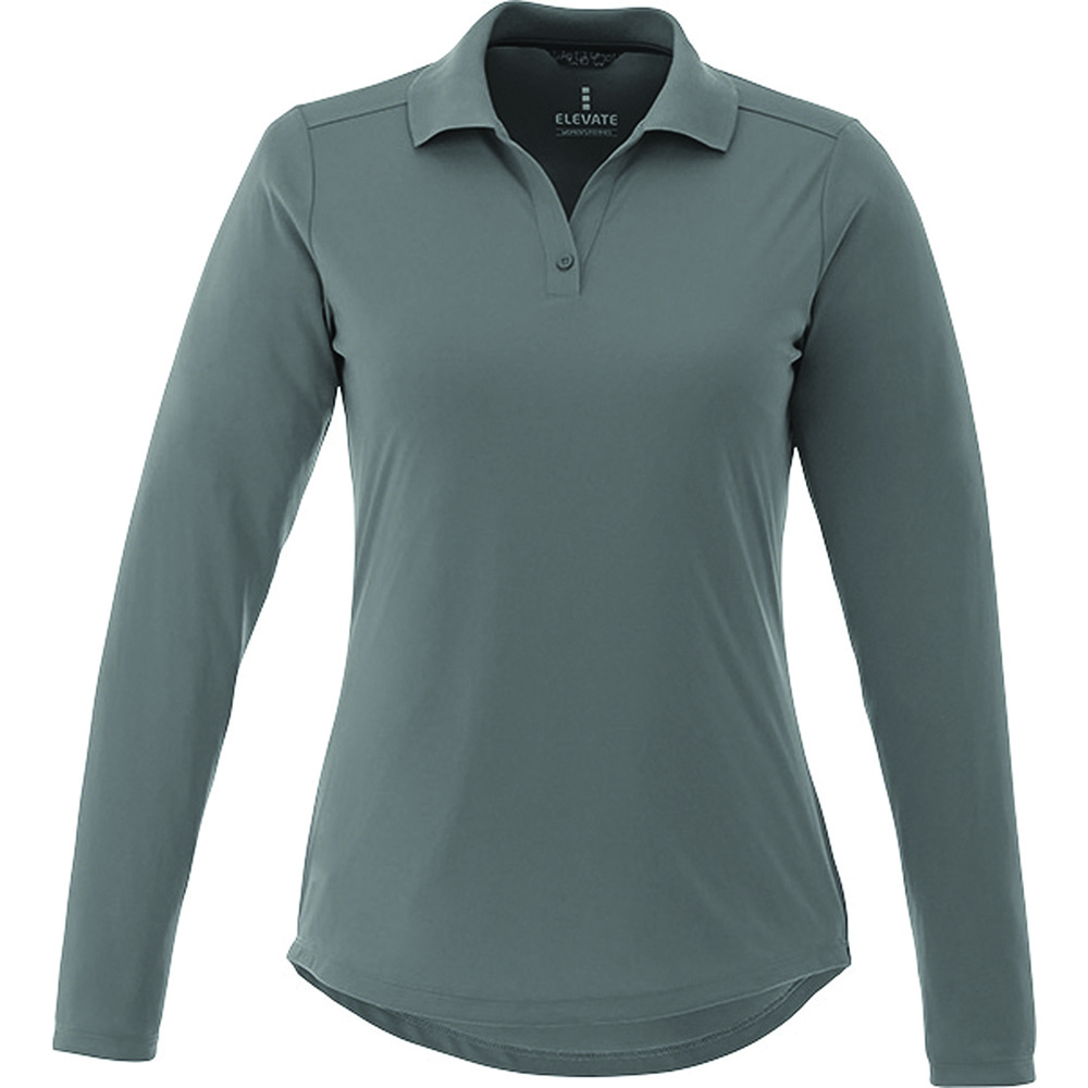 Mori Long Sleeve Polo - Womens – Jackets – Apparel Range – available in Black, Blue, Green, Grey and 2 more – thumbnail 11 of 19