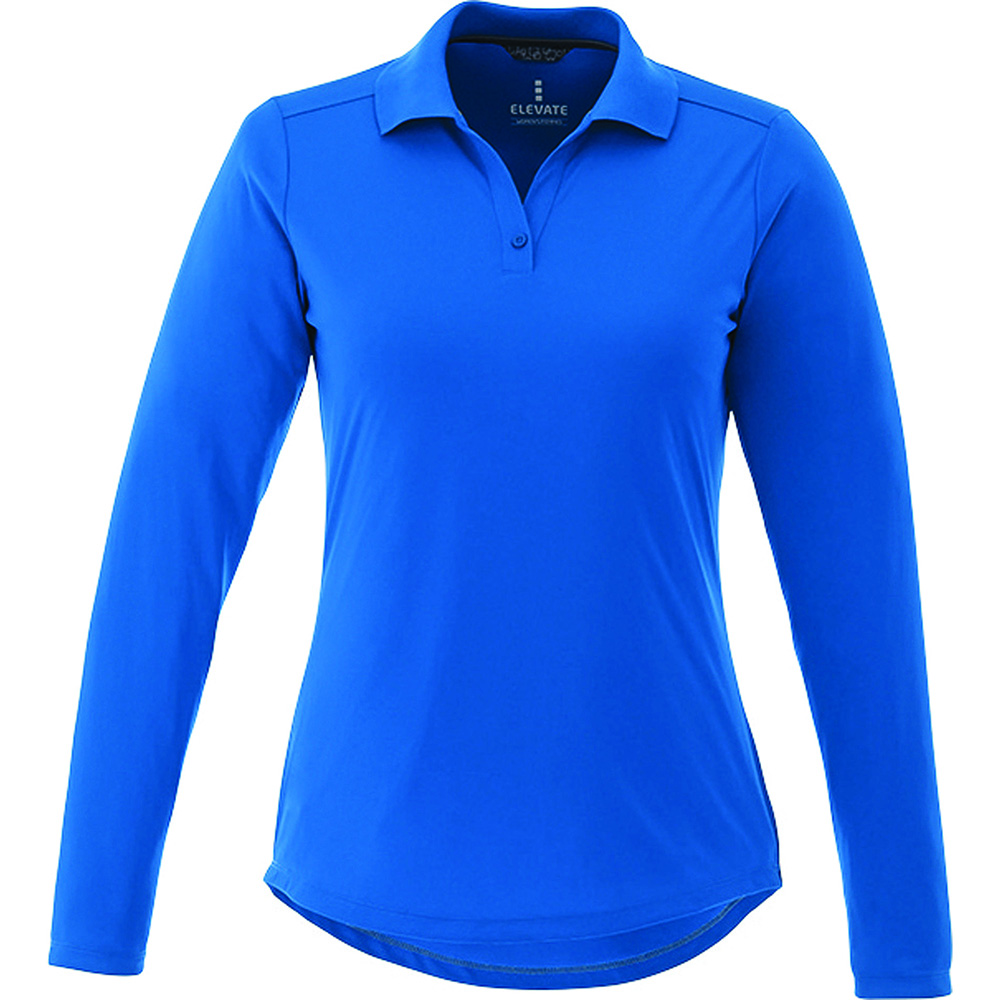 Mori Long Sleeve Polo - Womens – Jackets – Apparel Range – available in Black, Blue, Green, Grey and 2 more – thumbnail 8 of 19