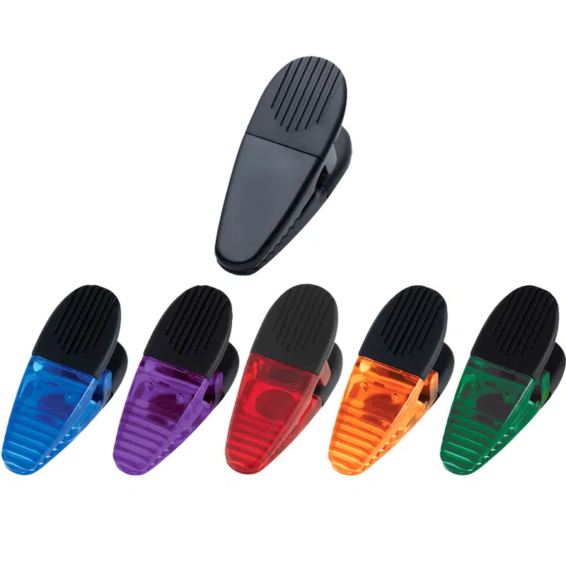 Magnetic Memo Holder / Clip – Fridge Magnets – available in black, blue, green, purple colours and 1 more