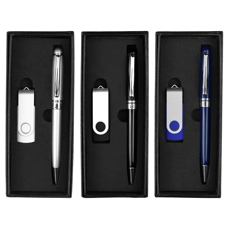 Gift Set - USB In 8G + Pen – Gift Sets – available in black, blue colours