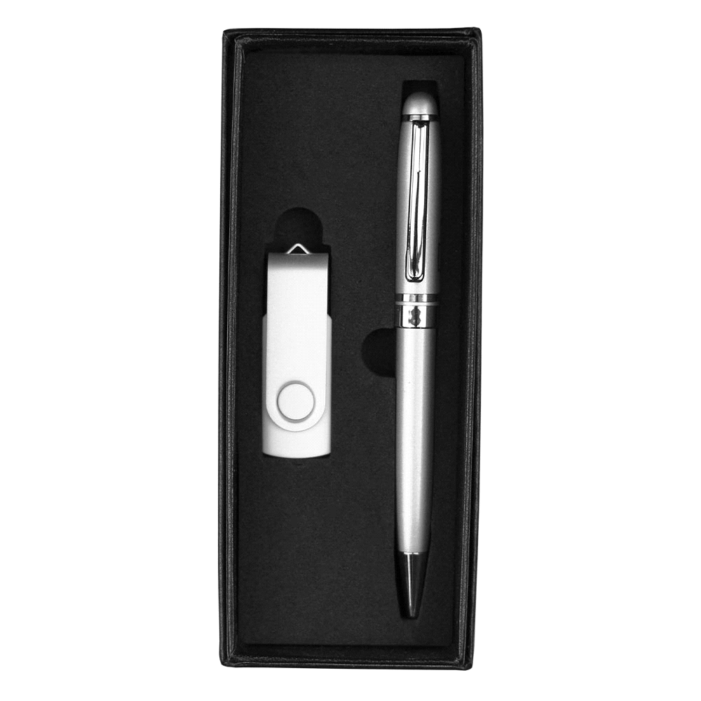 Gift Set - USB In 8G + Pen – Gift Sets – The Range – available in Black, Blue, Silver – thumbnail 6 of 6