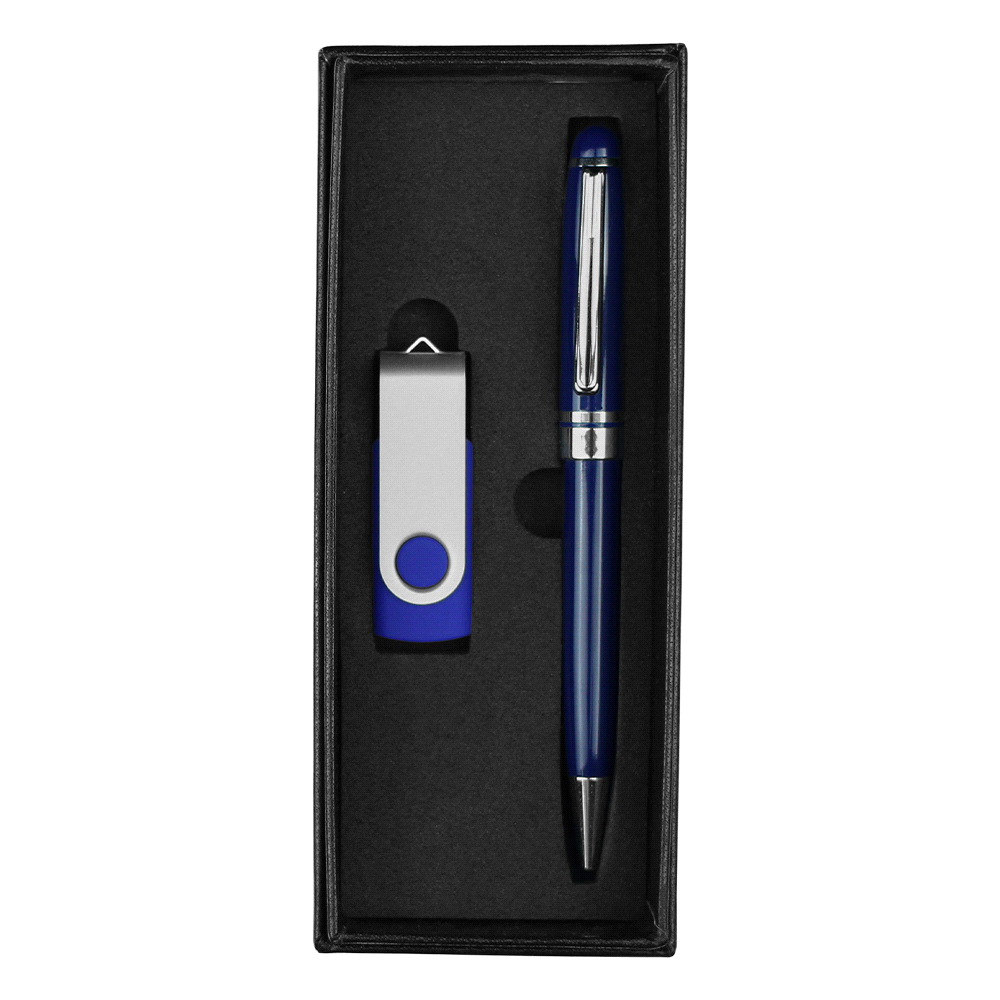 Gift Set - USB In 8G + Pen – Gift Sets – The Range – available in Black, Blue, Silver – thumbnail 4 of 6