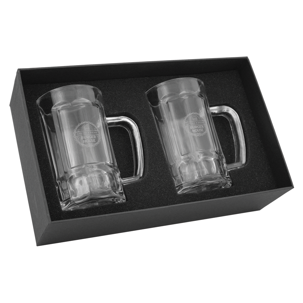 Bavarian Beer Glass Set 400ml – Beer Glasses – The Range – available in Clear – thumbnail 5 of 6