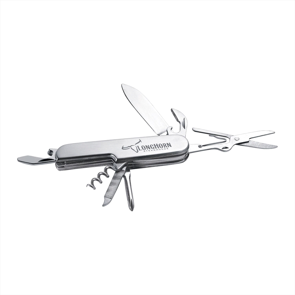 8-Function Stainless Steel Knife – Bottle Openers – Global Stock – thumbnail 2 of 2