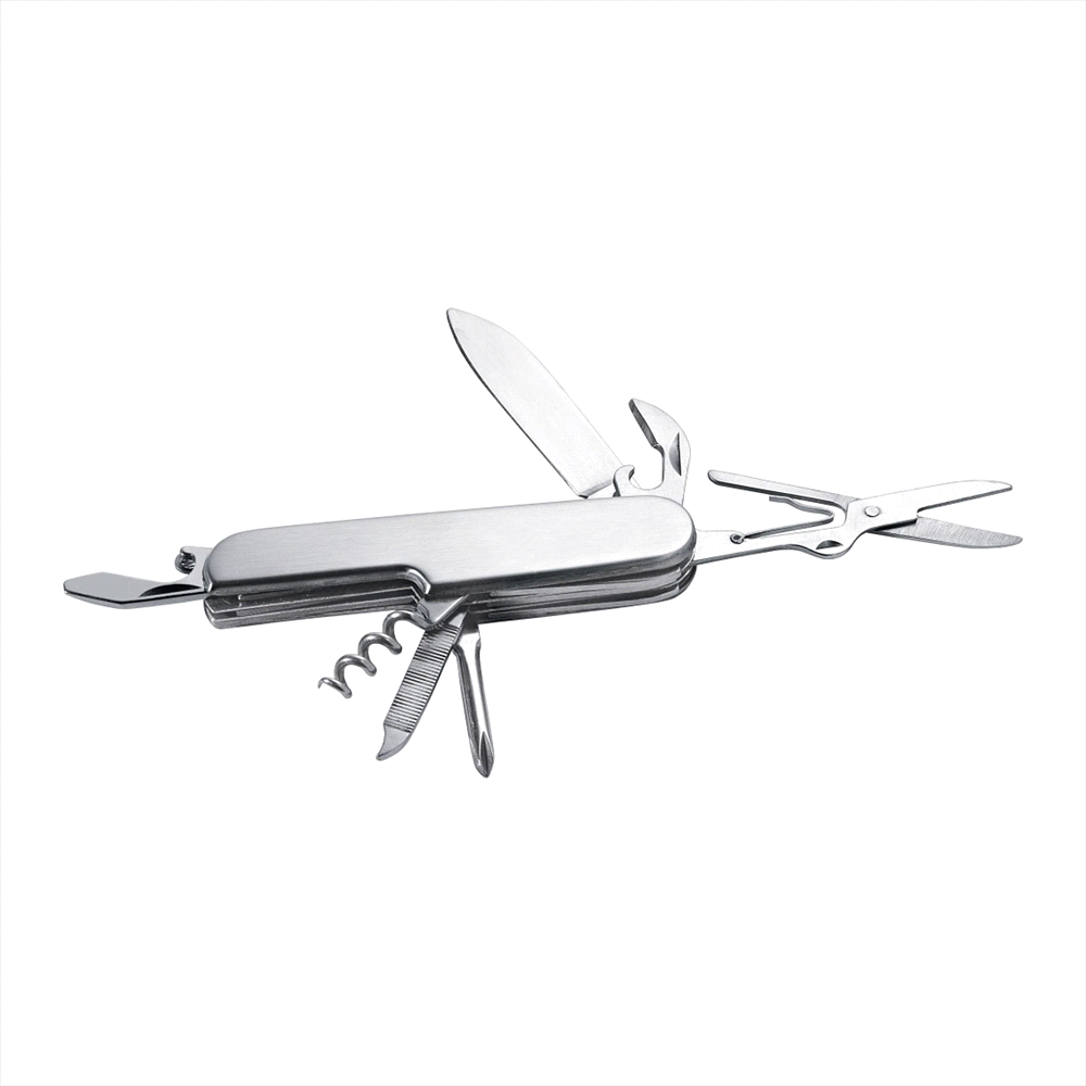 8-Function Stainless Steel Knife – Bottle Openers – Global Stock – thumbnail 1 of 2