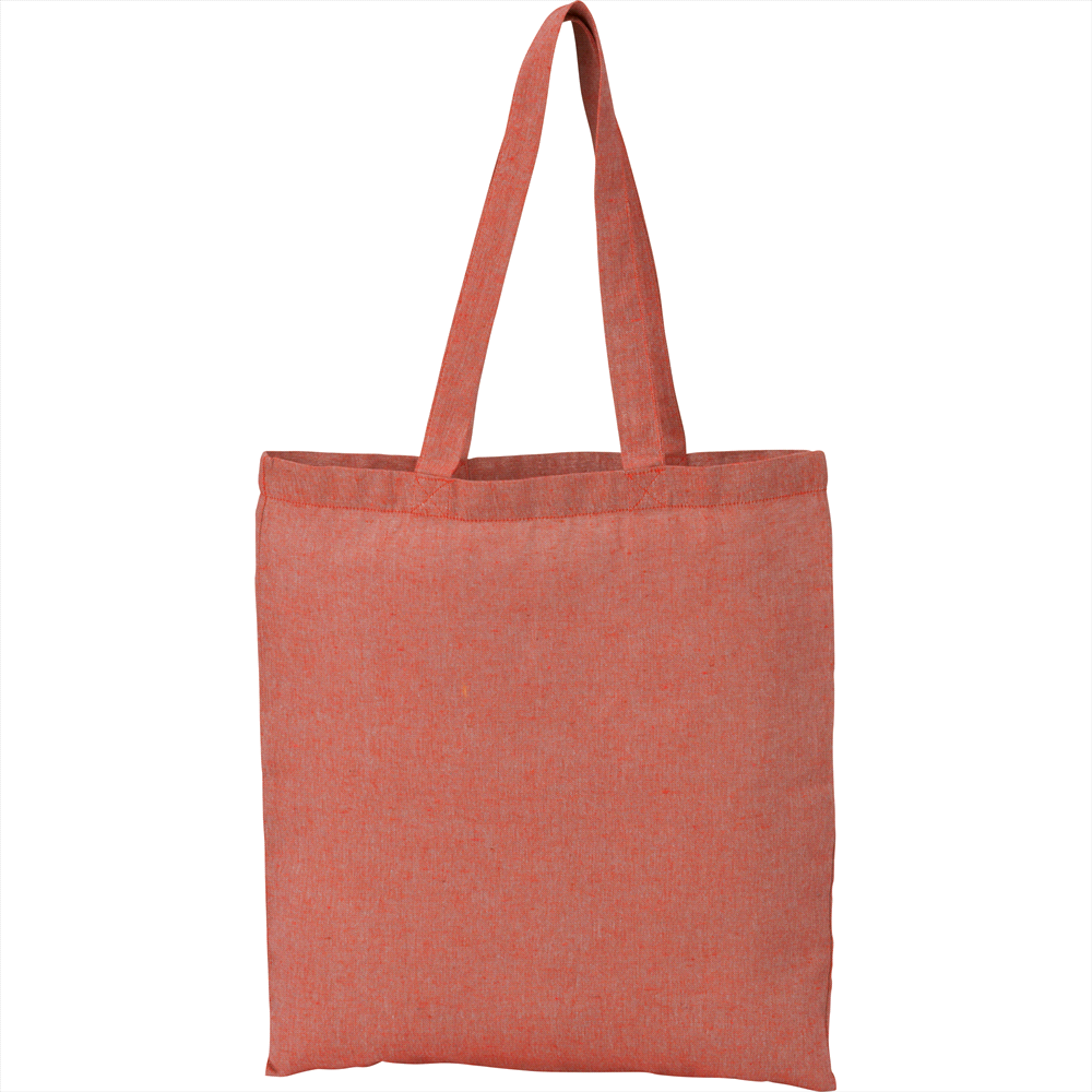 Recycled Cotton Twill Tote – Shoppers – The Range – available in Red – thumbnail 1 of 14