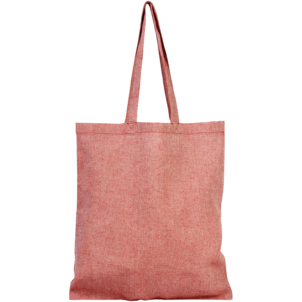 Recycled Cotton Twill Tote – Shoppers – The Range – available in Red – thumbnail 10 of 14