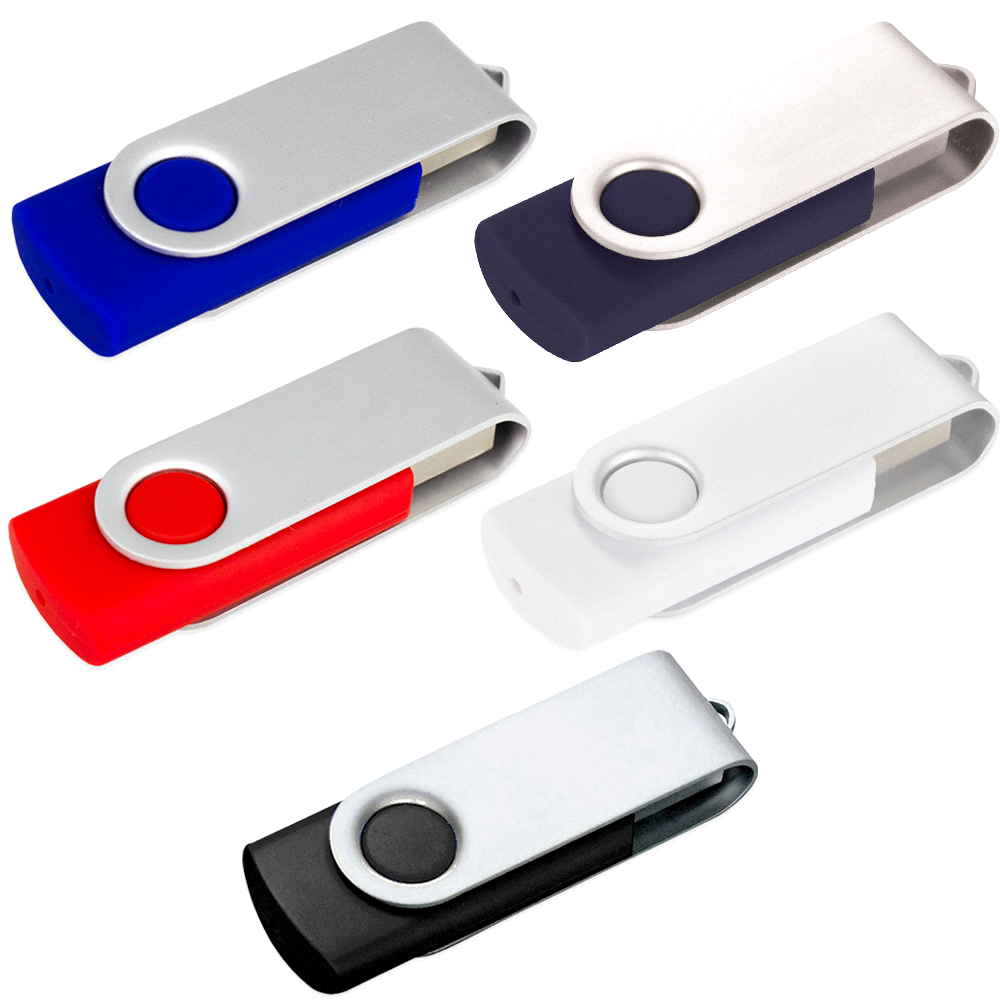 Rotate USB - 16GB - Locally Stocked – USB Drives – The Range – available in Black, Blue, Red and White – thumbnail 1 of 11