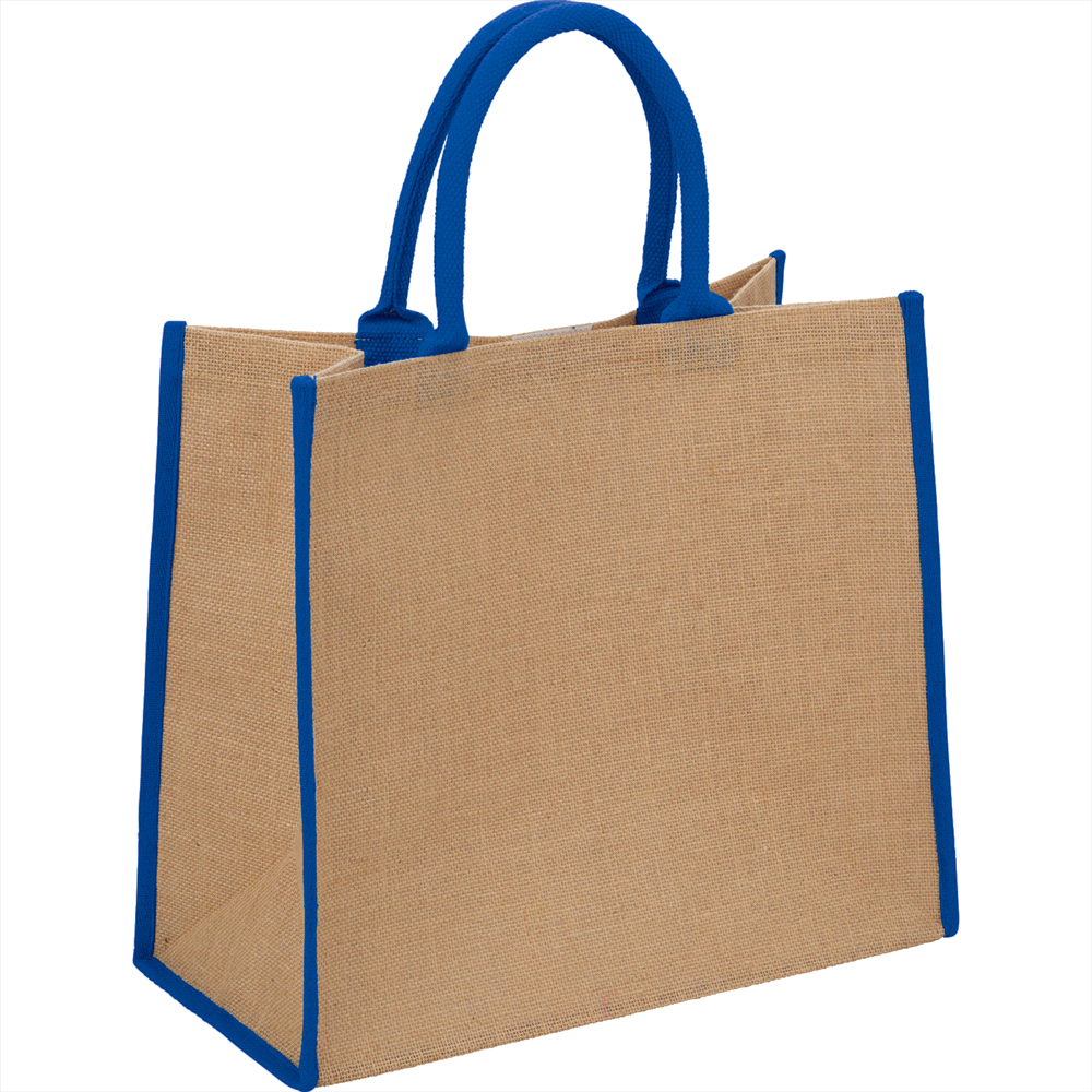 Large Jute Tote 28L – Shoppers – The Range – available in Royal Blue – thumbnail 5 of 10